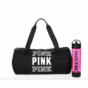Victoria's Secret Black Duffle Bag