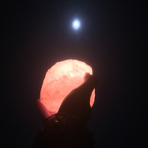 Himalayan sea salt tea light candle holder - Picture 2 of 2