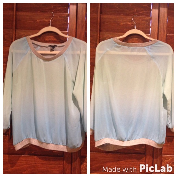 Sheer melted top