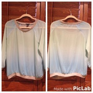 Sheer melted top