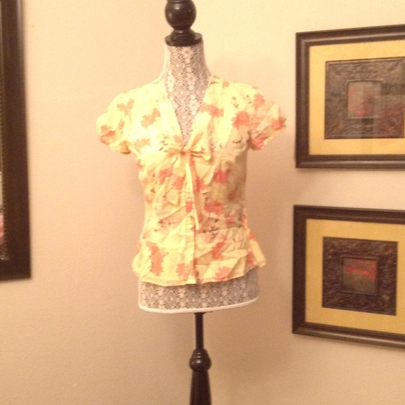 Yellow fall shirt