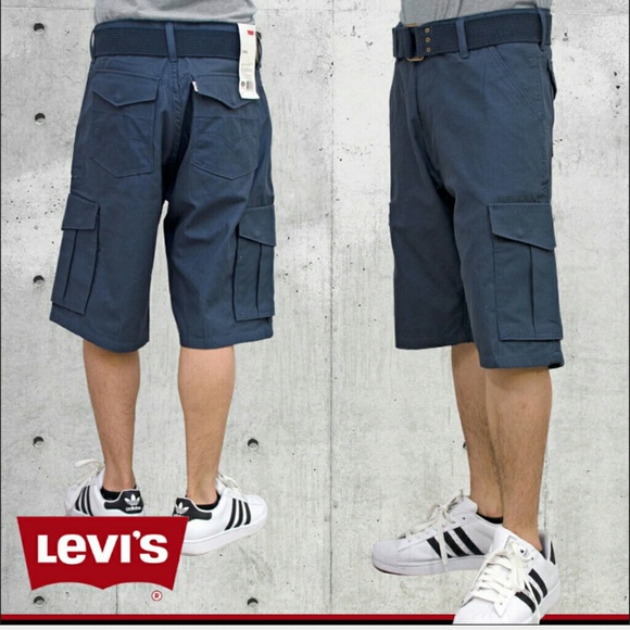 MENS NAVY BLUE CARGOS