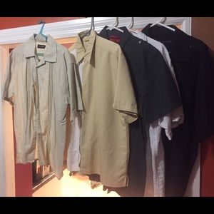 5 Men's Short Sleeve Button Downs