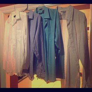 4 Men's Button Down Shirts