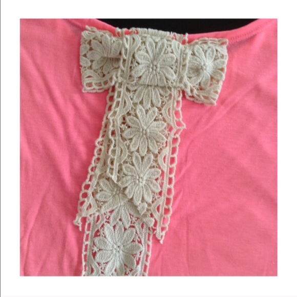 Oversized Tee Dress with Back Bow - Picture 2 of 2