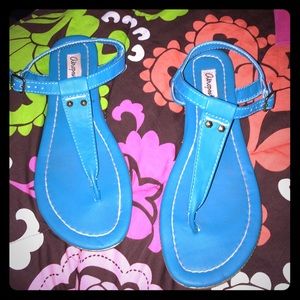 Teal Aero sandals