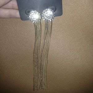 Diamond fringe earrings 💎