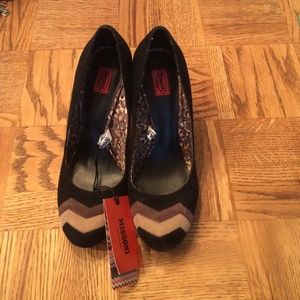 Missoni for Target suede pumps
