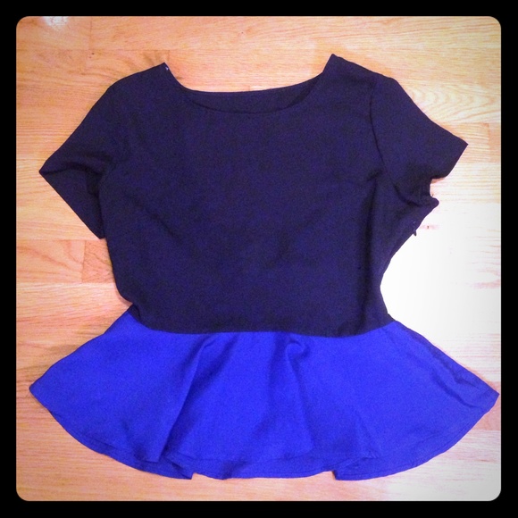 Rory Beca x Forever 21 peplum top. Worn once $15/L