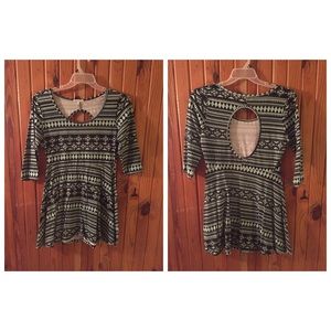 Tribal print dress