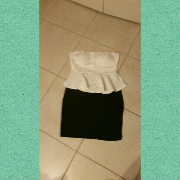 Body central strapless dress (nwot)
