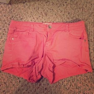 Pink shorts