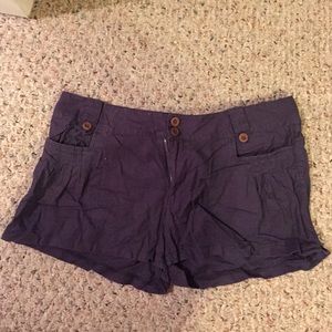 Navy blue shorts