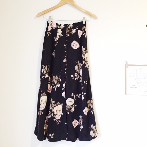 Floral Maxi Skirt