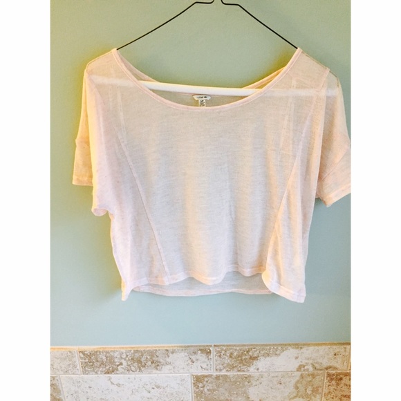 Light Pink Crop Top