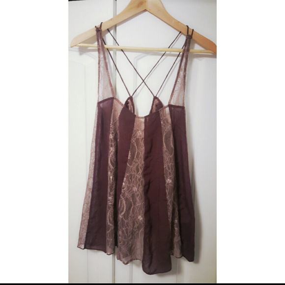 Free People Lace Panel Tank