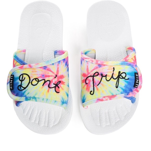 UNIF Shoes - UNIF DONT TRIP SZ 7 SLIDES SANDALS SHOES WORN 2