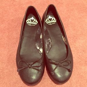 Fergalicious black ballet flats size 9