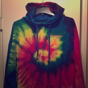 Tye dye Peg Leg Pete's Pensacola beach Fl Hoodie.