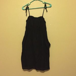 Black sun dress