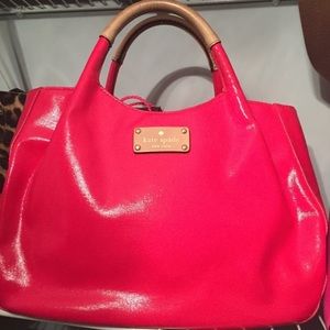 Large hot pink kate spade