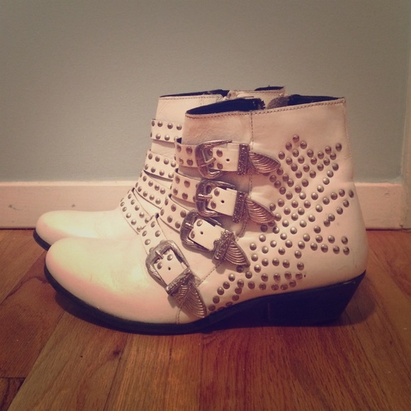 Urban Outfitters White Boots