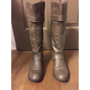 Women's gray boots BRASH 8
