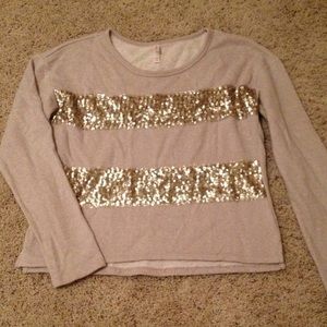 Gold sweatshirt