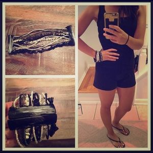 Magnetic black and white stone bracelet!!!