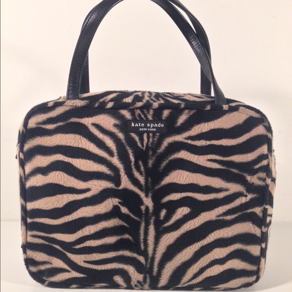 Kate Spade faux fur handbag