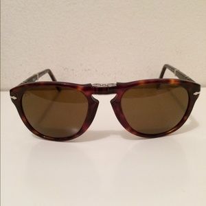 Persol Foldable Sunglasses in Brown Tortoise