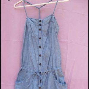 Chambray Romper