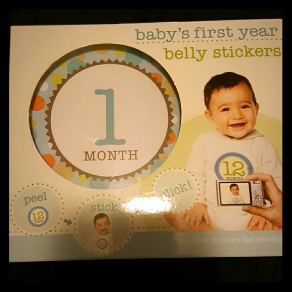 Baby month stickers