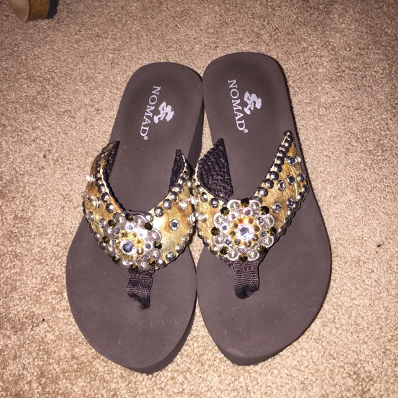 Jeweled sandals