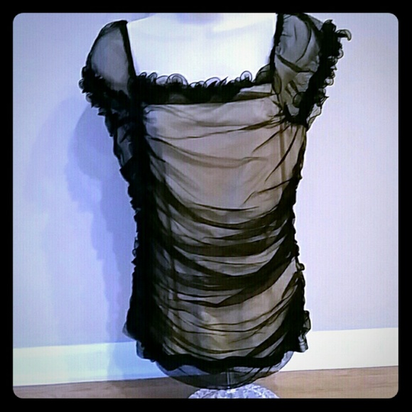 Square neck top