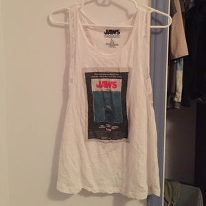 JAWS the movie tank top