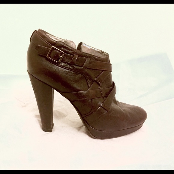Calvin Klein ankle boots dark brown