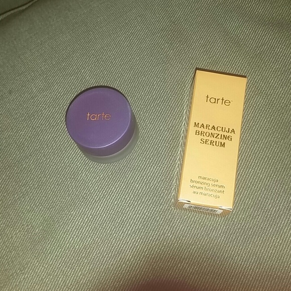 Tarte Primer and Maracuja Bronzing Syrum