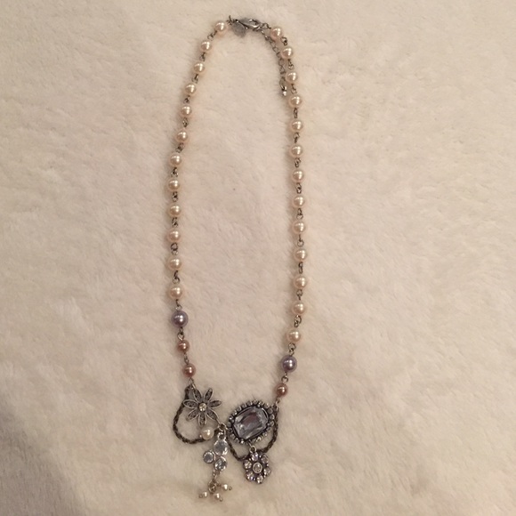 Pearl and Jeweled Necklace