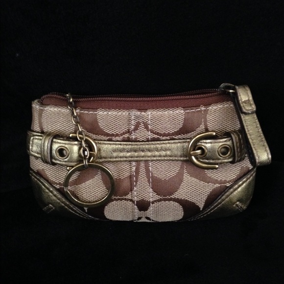 Authentic Coach keyring coin purse - Picture 2 of 2