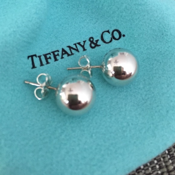 Tiffany Silver Beads Earrings - Picture 2 of 3