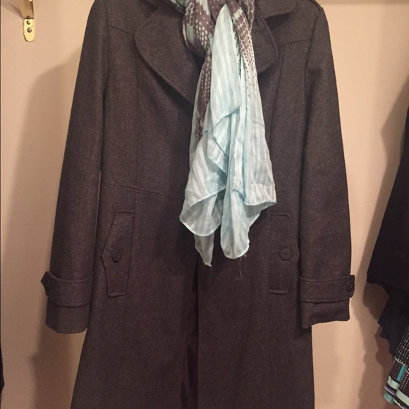 Grey wool coat