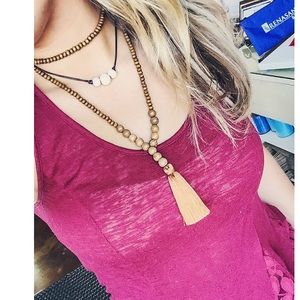 Tassel necklace