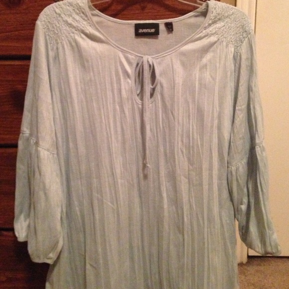 Pretty light blue blouse