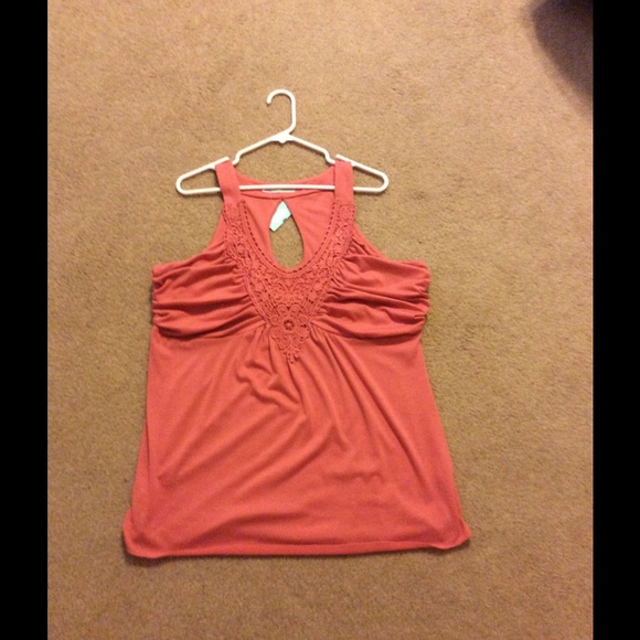 Maurice's coral tank top