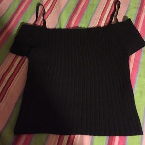 Off the shoulders crop top from necessary clothing