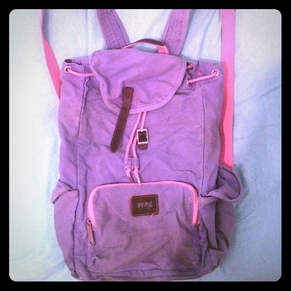 used RARE VS PINK BACKPACK