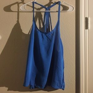 Sapphire blue tank top