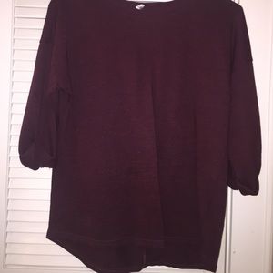 Oversized Maroon Sweater