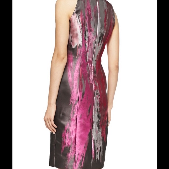 πSOLDπ NWTπΈ Carmen Marc Valvo Cocktail Dress 2 - Picture 3 of 4